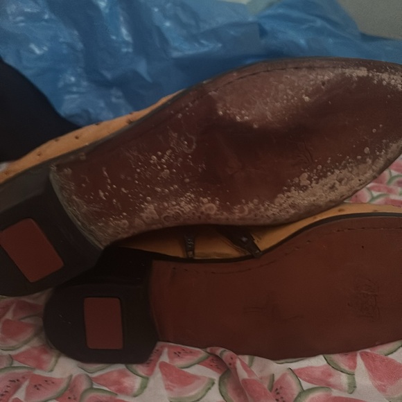 Ostrich (genuine) booties - Picture 8 of 11
